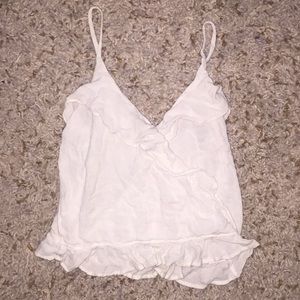 White tank top from Hollister